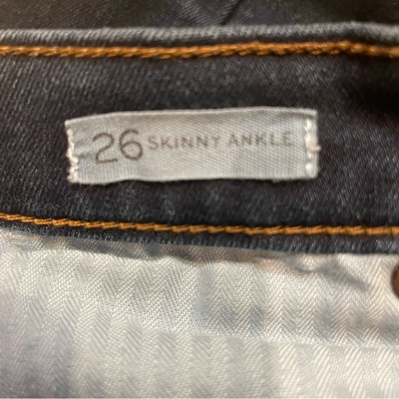 Banana Republic Dark Wash Skinny Ankle Marin Jeans. Size 26 - Picture 8 of 8